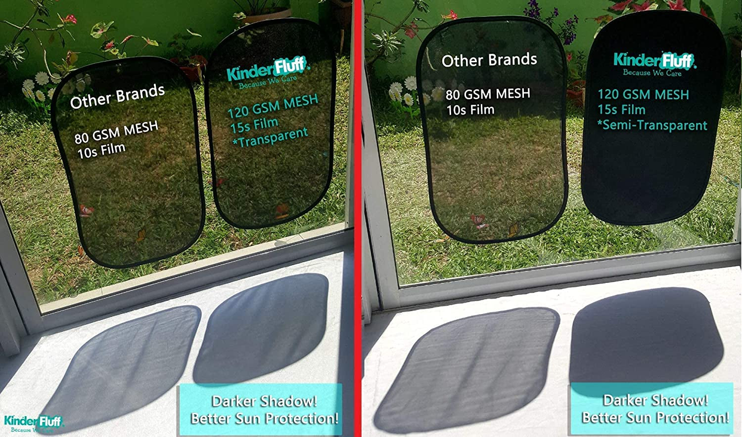 Car Window Shade (4Pack)-The Only Certified Car Window Sun Shade for Baby Proven to Block 99.95% UVR - Mom'S Choice Gold Award Winning -Car Window Shade for Baby- Car Seat Sun Protection