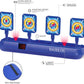 Digital Shooting Targets with Foam Dart Toy Gun, Electronic Scoring Auto Reset 4 Targets, Shooting Game Toys Gifts for Age of 5, 6, 7, 8, 9, 10+ Years Old Kids, Boys, Compatible with 2 Toy Gun