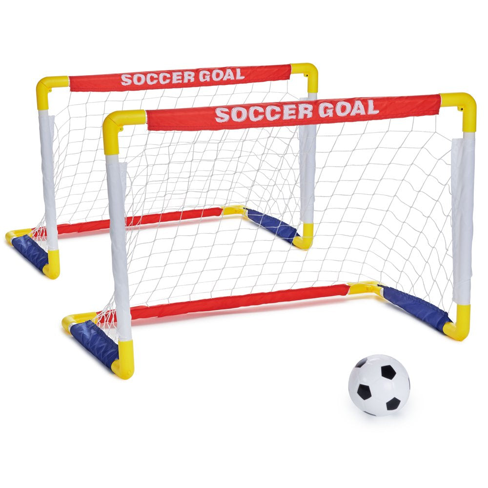 Play Day Foldable Soccer Set, Beginner Sports Soccer Game, Children Ages 3+