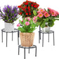 4-Pack Decent Metal Plant Stands, Anti-Rust Iron Flower Pot Stand, Heavy Duty Plant Pot Shelf, Decoration Racks for Home Indoor and Outdoor