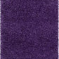 Milan Shag Collection 3' X 5' Purple SG180 Solid Non-Shedding Living Room Bedroom Dining Room Entryway Plush 2-Inch Thick Area Rug