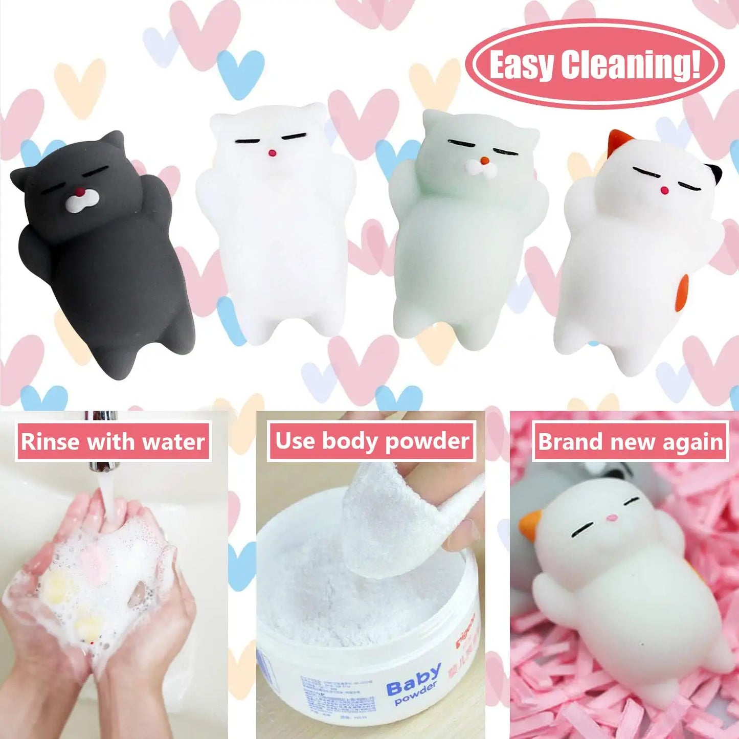 40Pcs Mochi Squishy Toys Bulk, Kids Party Favors Squishies Stress Toys Pack Includes Unicorn and Animals Toy for Kids Boys Girls Class Prize Box Items, Desk Mini Toys for Classroom Rewards