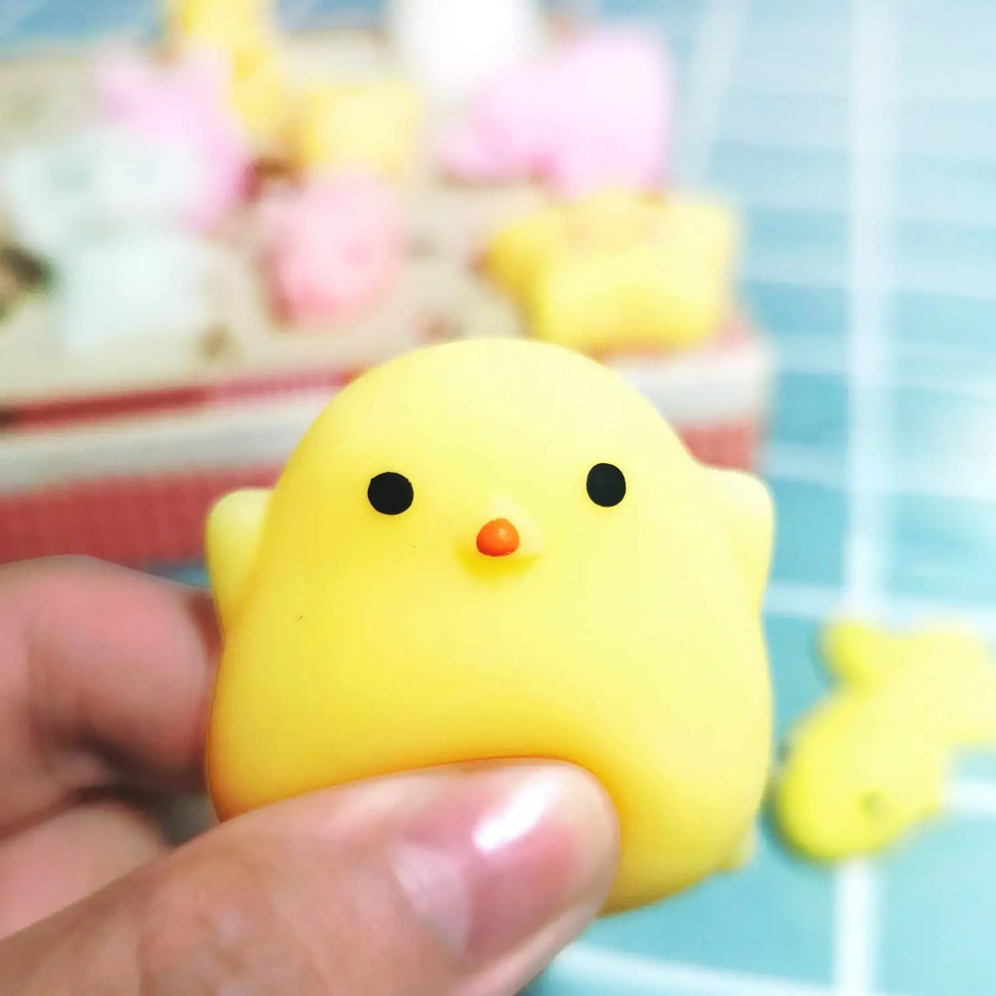 40Pcs Mochi Squishy Toys Bulk, Kids Party Favors Squishies Stress Toys Pack Includes Unicorn and Animals Toy for Kids Boys Girls Class Prize Box Items, Desk Mini Toys for Classroom Rewards