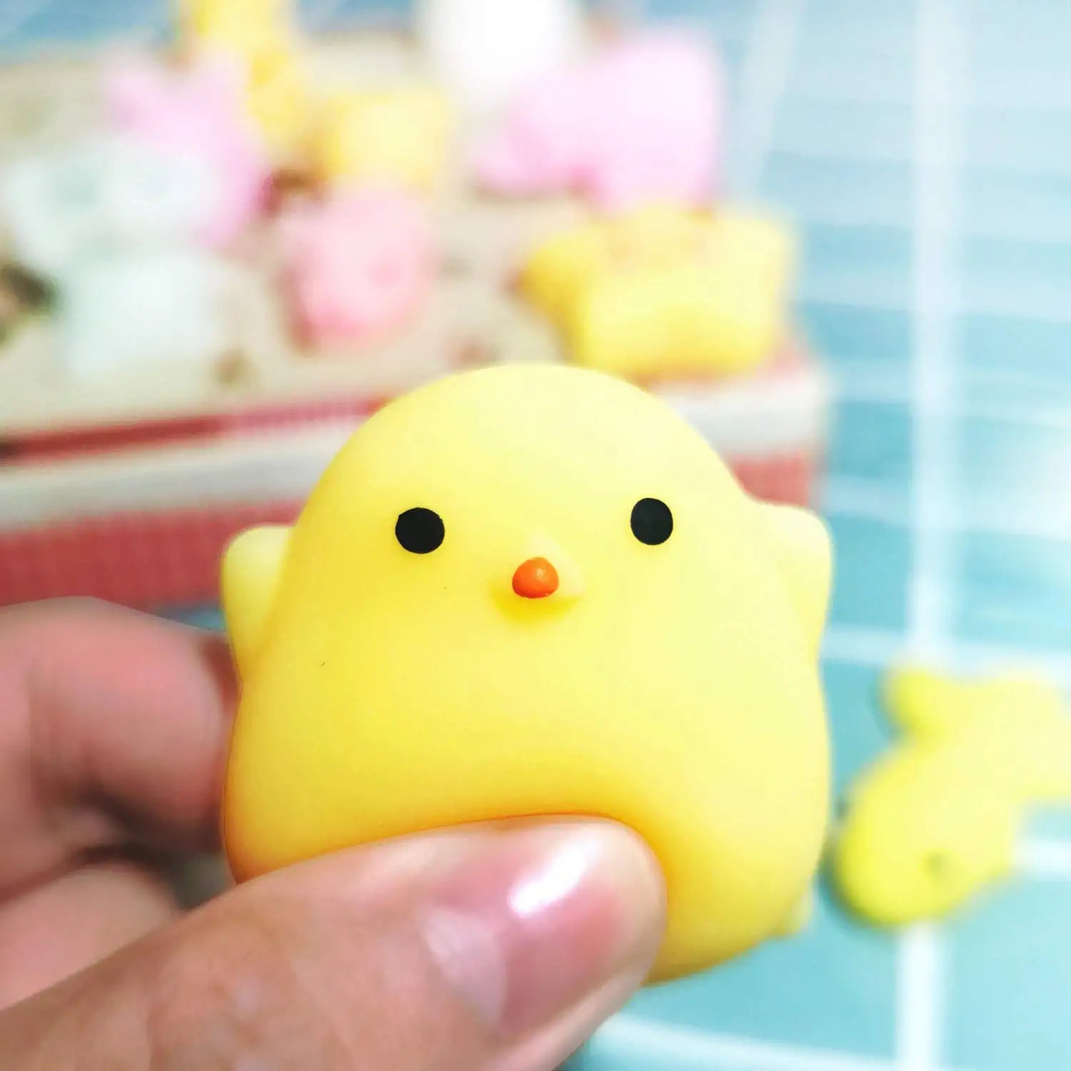 40Pcs Mochi Squishy Toys Bulk, Kids Party Favors Squishies Stress Toys Pack Includes Unicorn and Animals Toy for Kids Boys Girls Class Prize Box Items, Desk Mini Toys for Classroom Rewards