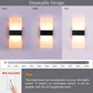Modern Wall Sconce 12W LED Wall Lights Indoor Acrylic Modern Wall Light Set of 2 LED Wall Lamp for Hallway Living Room Corridor Bedroom, Warm White