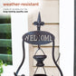Alpine Corporation Outdoor Hanging 7-Cup Tiered Floor Fountain