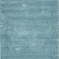 Milan Shag Collection 3' X 5' Aqua Blue SG180 Solid Non-Shedding Living Room Bedroom Dining Room Entryway Plush 2-Inch Thick Area Rug