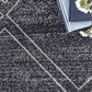 Roberge Diamonds Indoor/Outdoor Runner Rug, 2' 6" X 8', Blue