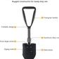 Mini Folding Shovel High Carbon Steel, Portable Lightweight Outdoor Tactical Survival Foldable Snow Shovel, Entrenching Tool, Camping, Hiking, Digging, Backpacking, Car Emergency