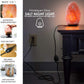 Himalayan Glow 1004 Crystal Himalayan Salt Lamp, Night Light Hand Crafted for Home Decor, 7-9 Inch, Orange/Amber