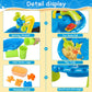 Hot Bee 3 in 1 Water Table for Toddlers 1 2 3 Year Old Outdoor Boys Girls Sand Water Beach Toys