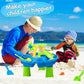 Hot Bee 3 in 1 Water Table for Toddlers 1 2 3 Year Old Outdoor Boys Girls Sand Water Beach Toys