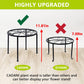 4-Pack Decent Metal Plant Stands, Anti-Rust Iron Flower Pot Stand, Heavy Duty Plant Pot Shelf, Decoration Racks for Home Indoor and Outdoor