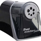 Westcott Electric Ipoint Evolution Axis Heavy Duty Classroom Pencil Sharpener, Black and Silver