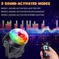 [2-Pack] Sound Activated Party Lights with Remote Control Dj Lighting, RGB Disco Ball Light, Strobe Lamp 7 Modes Stage Par Light for Home Room Dance Parties Bar Karaoke Christmas Wedding Show Club