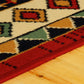 SUPERIOR Folk Diamond Rustic Eclectic Bohemian Power-Loomed Indoor Area Rug, 5' X 8', Red