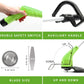 Cordless Lawn Trimmer Weed Wacker:  12V Grass Trimmer Lawn Edger with 2.0Ah Li-Ion Battery Powered and Cutting Blade, Adjustable Height Weed Eater Tool for Garden and Yard