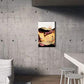 Gold Abstract Mountain Canvas Wall Art Sunset Natural Landscape Canvas Painting Nordic Style Modern Wall Art for Bathroom Office Home Decoration Framed Ready to Hang Set 12X16 1Panel