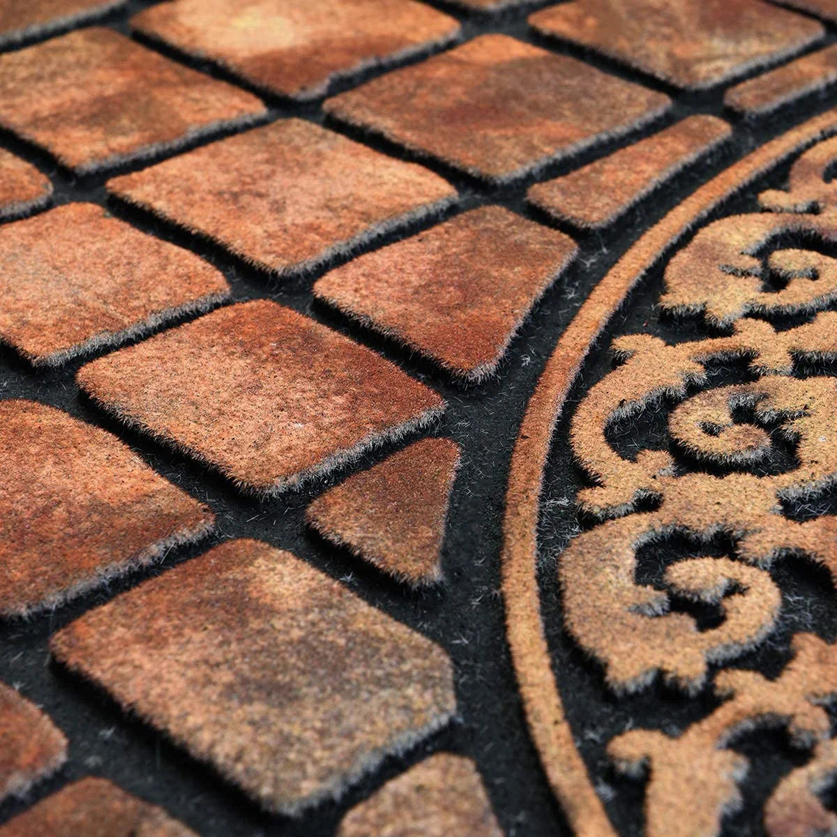 Entrance Door Mat Large 24 X 36 Inch Entry Way Doormat Front Door Rug Outdoor Heavy Duty Welcome Mat, Non Slip Rubber Back Low Profile for Garage, Patio, High Traffic Area, Rectangle Style
