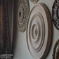 CM18RO Rose Ceiling Medallion, 18"OD X 3 1/2"ID X 1 1/2"P, Factory Primed