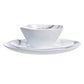 Melamine Dinnerware Set, Service for 4, White Marble - Set of 12