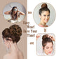 1PCS Messy Hair Bun Hair Scrunchies Extension Curly Wavy Messy Synthetic Chignon for Women Updo Hairpiece