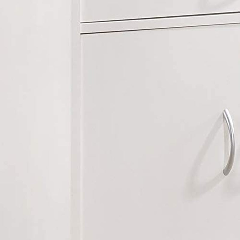 IMPORT Microwave Kitchen Cart, White