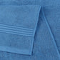 8-Piece Luxury Towel Set, 2 Bath Towels, 2 Hand Towels, and 4 Wash Cloths, 600 GSM 100% Ring Spun Cotton Highly Absorbent Towels for Bathroom, Sports, and Hotel (Electric Blue)