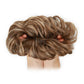 1PCS Messy Hair Bun Hair Scrunchies Extension Curly Wavy Messy Synthetic Chignon for Women Updo Hairpiece (Light Golden Brown & Pale Golden Blonde)