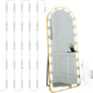 Hollywood Glam Led Vanity Lights Kit, 14Ft Dimmable Vanity Mirror Lights, Full Body Mirror & Bathroom Mirror Lighting, Plug in Floor Mirror Light with Power Supply (Mirror Not Inlcuded)