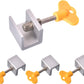 Sliding Window Locks Window Stoppers Aluminum Alloy Adjustable Window Security Safety Locks Garage Door Frame Child Proof Security Lock with Keys for Bedroom Home and Office (4 Sets)