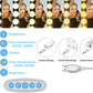 SICCOO Makeup Vanity Lights for Mirror, Hollywood Style LED Vanity Mirror Lights with 14 Dimmable Bulbs, USB Cable, White
