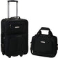 Rockland Fashion Softside Upright Luggage Set, Black, 2-Piece (14/19)