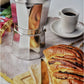 B120-42V Aluminum Espresso Stovetop Coffeemaker 3-Cup, Silver
