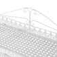 3 Tier White Foldable Metal Rack Storage Book Shelves Holder Kitchen Shelf RACK