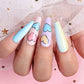 Coffin Nails Long Fake Nails - Clear Acrylic Nails Coffin Shaped Ballerina Nails Tips  500Pcs Full Cover False Nail Artificial Nails with Case for Nail Salons and DIY Nail Art, 10 Sizes
