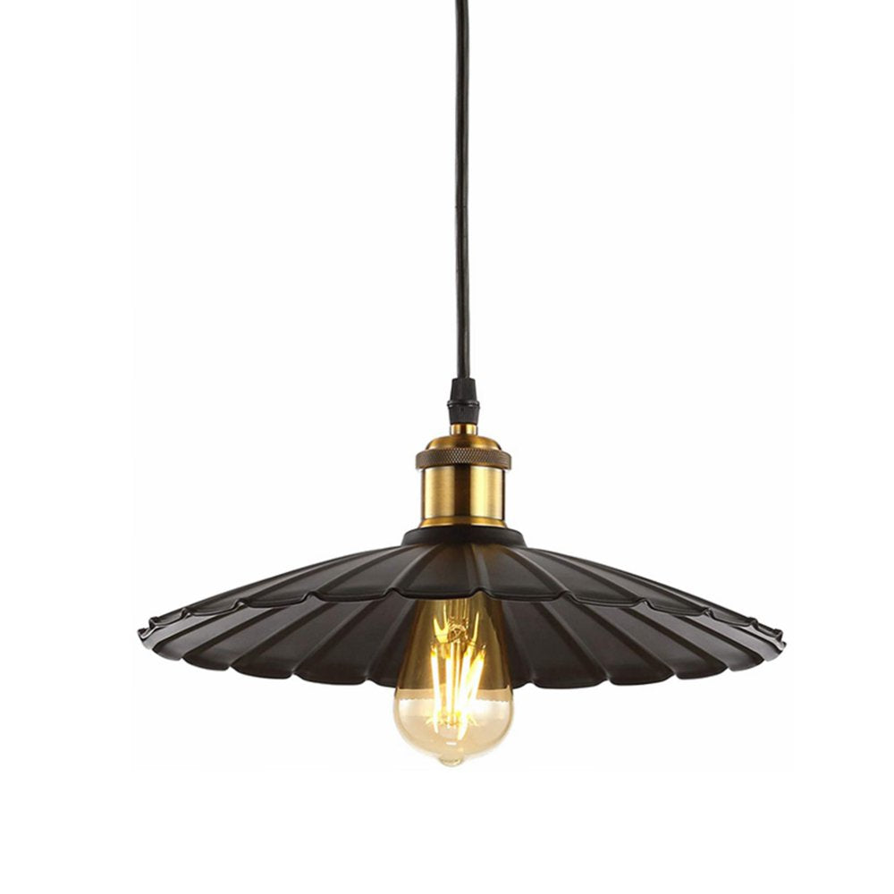 Adjustable Industrial Retro Lotus Pendant Light Metal LED Hanging Ceiling Lamp Lighting Fixtures for Kitchen Island Dining Room