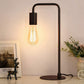 Industrial Table Lamp Set of 2, Small Black Metal Desk Lamp for Bedroom Nightstand Dressers Office Living Room Coffee Table College Dorm