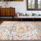 Vintage Distressed Bohemian Area Rug 3'3" X 5' Gray