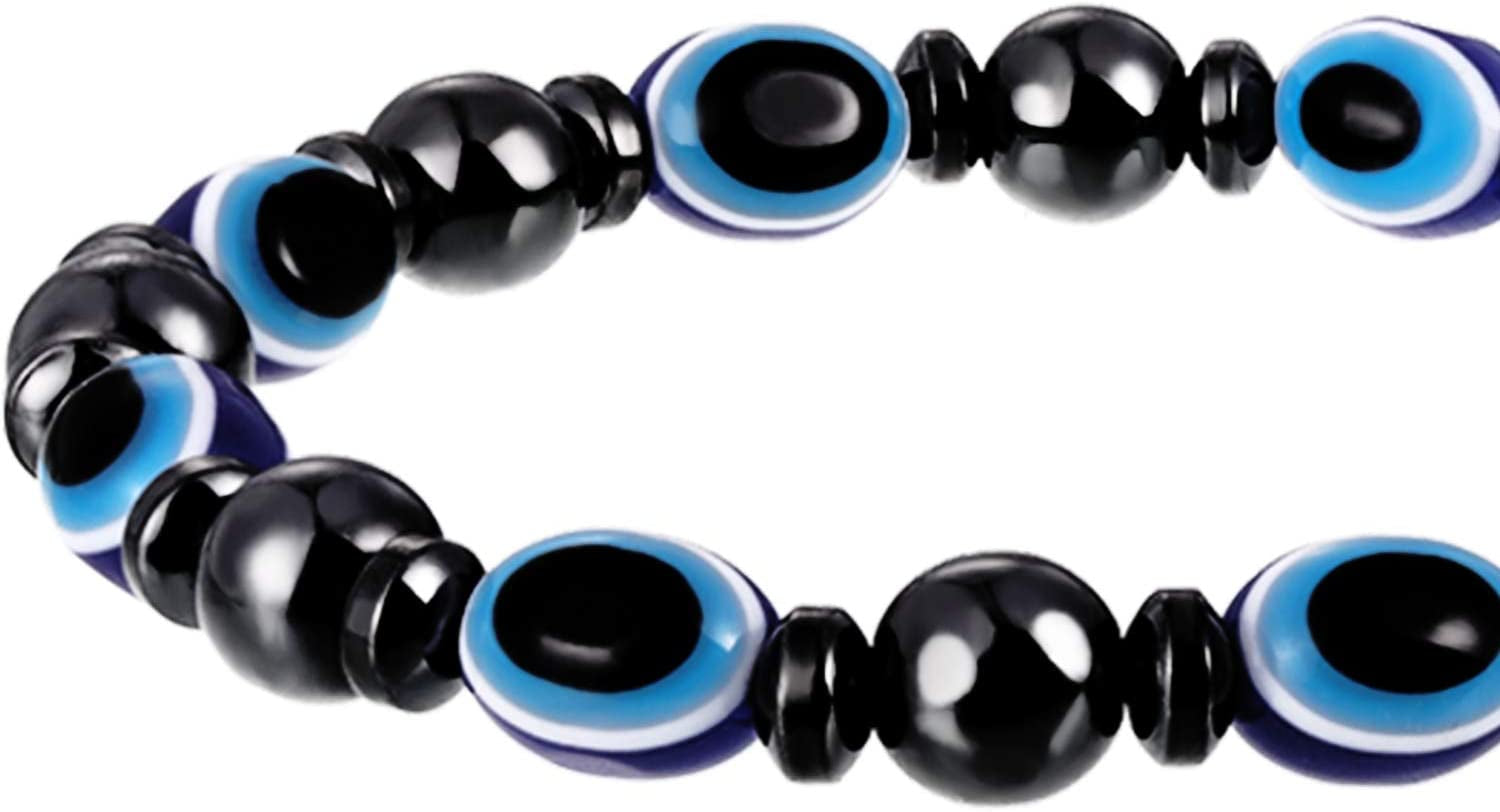 10 Pieces Magnetic Hematite Bracelets for Men Women Magnetic Bracelet Magnet Therapy Bracelet for Arthritis and Joint,10 Styles