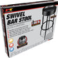W85010 Swivel Seat Bar Stool for Mechanic Garages and Workshops, Black, 0.6X9.8X5.8 Inches