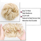 1PCS Messy Hair Bun Hair Scrunchies Extension Curly Wavy Messy Synthetic Chignon for Women Updo Hairpiece