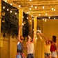 Smart Outdoor String Lights, 96Ft App Control Lights with 6 Scene Modes, IP65 Waterproof Shatterproof Patio Lights with 30 Dimmable Warm White LED Bulbs for for Balcony, Backyard, Party