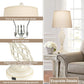 Table Lamps Bedside Lamp Set of 2,  Traditional Rustic Farmhouse Touch Lamps 3-Way Dimmable Retro Nightstand Lamps with USB Port Ivory Spiral Cage Design Base Drum Shade for Bedroom