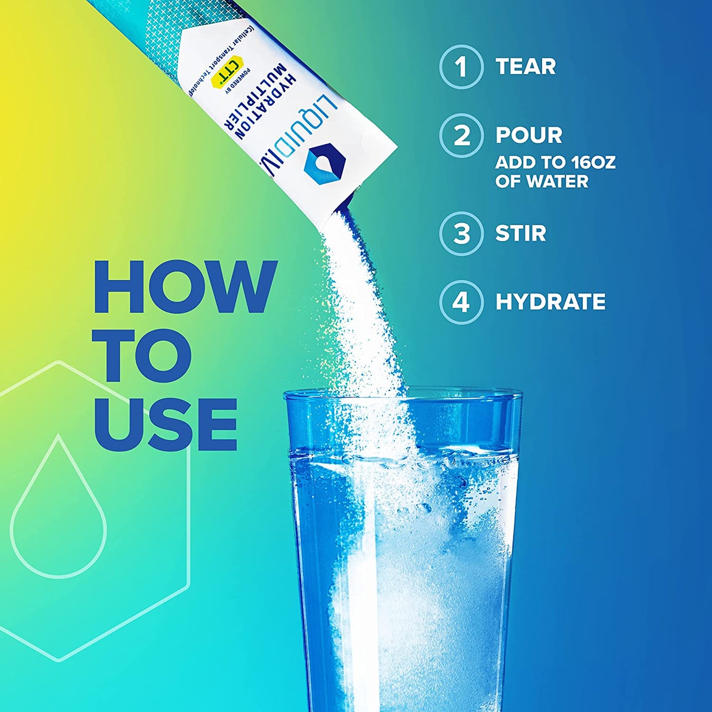 Hydration Multiplier - Passion Fruit - Hydration Powder Packets | Electrolyte Drink Mix | Easy Open Single-Serving Stick | Non-Gmo | 8 Sticks