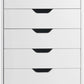 Halifax Storage/Organization, 5 Drawer, White