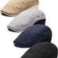 4 Pieces Newsboy Hats for Men Summer Cabbie Cap Newsboy Flat Capivy Cap Newsboy Hunting Hat for Men