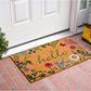 AZ105991729 Floral Hello Doormat, 17" X 29", Multicolor