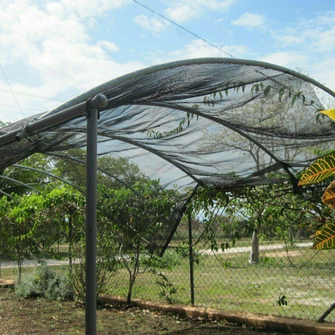 Cerbior 30% UV Sunblock Shade Cloth Cover for Garden Plants Black Greenhouse