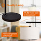 Montage Modern Floor Lamp for Living Room Lighting - Bedroom & Nursery Standing Accent Lamp, Mid Century, 5' Tall Pole Light Overhangs Lamp, with LED Bulb - Black